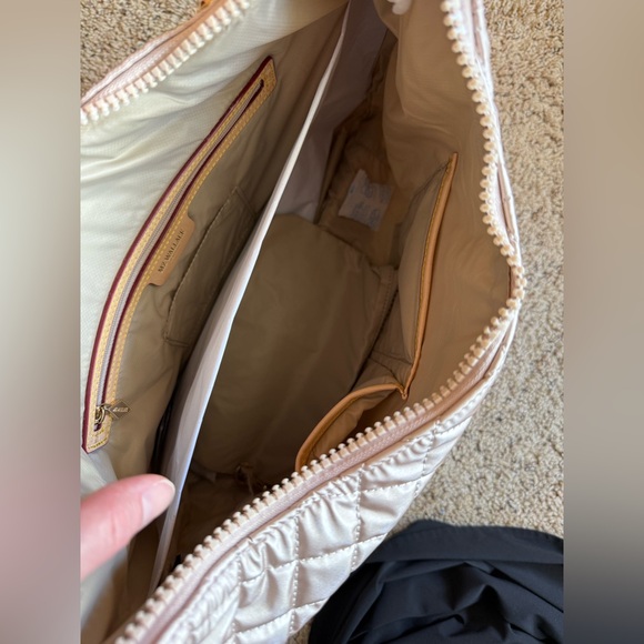 MZ Wallace Metallic Rose Gold Large Metro Shoulder Bag - Picture 5 of 5